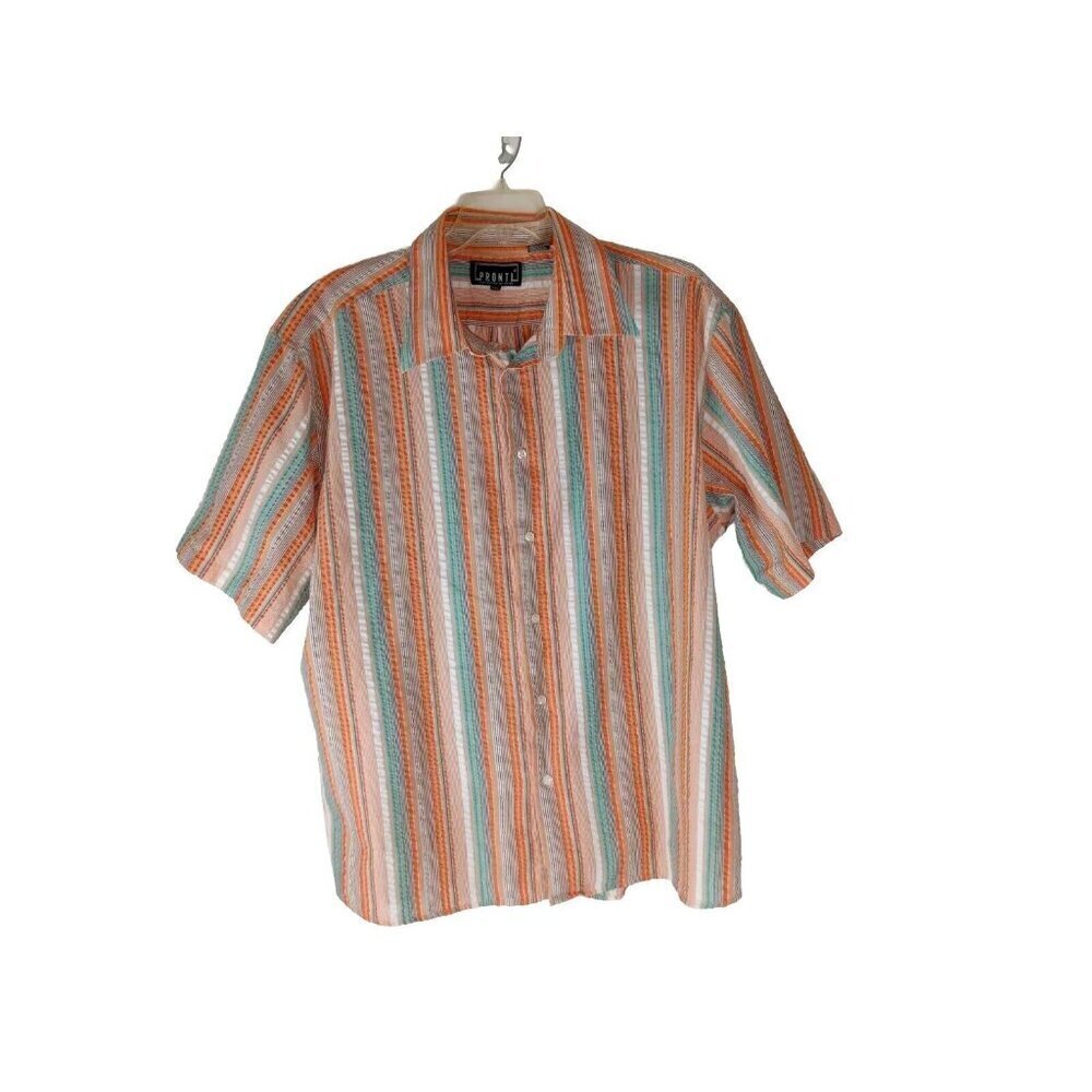 Pronti Collection by Phita Mens 3XL Shirt Short Sleeve Button Up